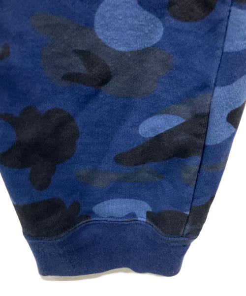 A BATHING APE（アベイシングエイプ）A BATHING APE (アベイシングエイプ) スウェットパンツ ネイビー×ブラック サイズ:XLの古着・服飾アイテム