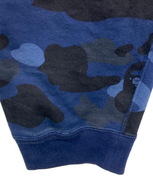 A BATHING APE（アベイシングエイプ）A BATHING APE (アベイシングエイプ) スウェットパンツ ネイビー×ブラック サイズ:XLの古着・服飾アイテム