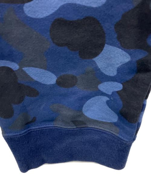A BATHING APE（アベイシングエイプ）A BATHING APE (アベイシングエイプ) スウェットパンツ ネイビー×ブラック サイズ:XLの古着・服飾アイテム