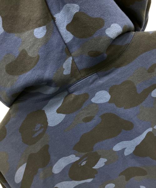 A BATHING APE（アベイシングエイプ）A BATHING APE (アベイシングエイプ) フルジップパーカー ネイビー×ブラック サイズ:SIZE Lの古着・服飾アイテム