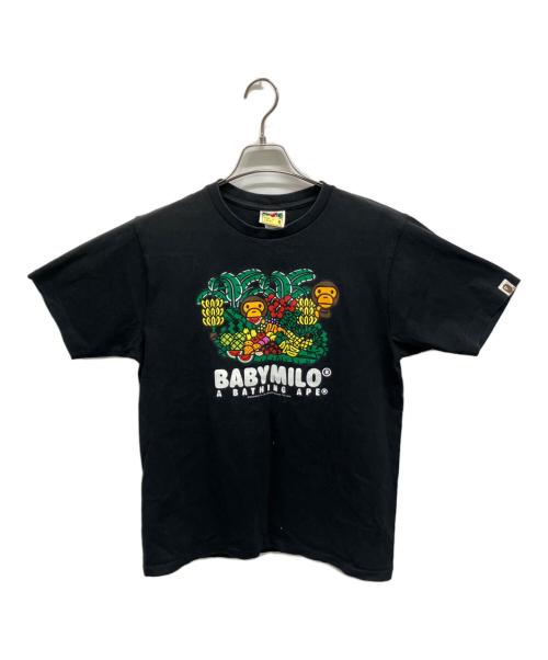 A BATHING APE（アベイシングエイプ）A BATHING APE (アベイシングエイプ) 半袖カットソー ブラック サイズ:Mの古着・服飾アイテム