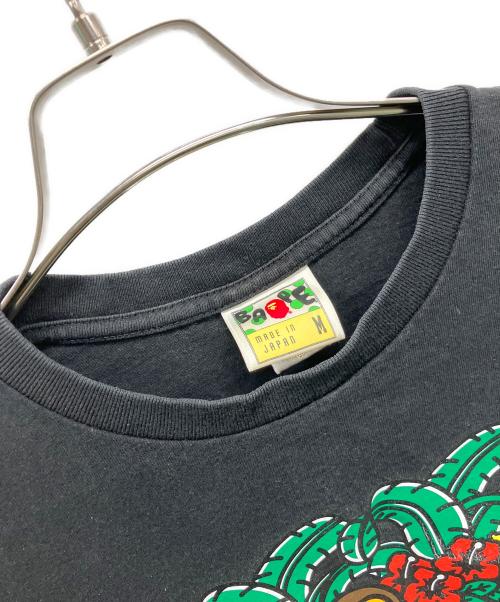 A BATHING APE（アベイシングエイプ）A BATHING APE (アベイシングエイプ) 半袖カットソー ブラック サイズ:Mの古着・服飾アイテム