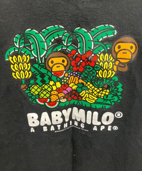 A BATHING APE（アベイシングエイプ）A BATHING APE (アベイシングエイプ) 半袖カットソー ブラック サイズ:Mの古着・服飾アイテム