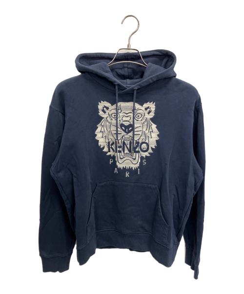 KENZO（ケンゾー）KENZO (ケンゾー) プルオーバーパーカー ネイビー サイズ:Ｍの古着・服飾アイテム