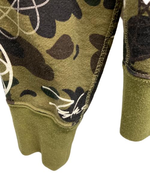 A BATHING APE（アベイシングエイプ）A BATHING APE (アベイシングエイプ) FUTURA (フューチュラ) ジップパーカー グリーン サイズ:SIZE Mの古着・服飾アイテム