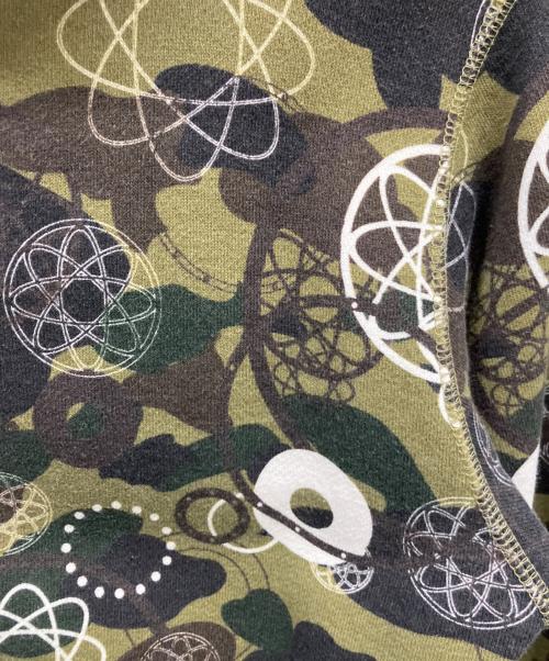 A BATHING APE（アベイシングエイプ）A BATHING APE (アベイシングエイプ) FUTURA (フューチュラ) ジップパーカー グリーン サイズ:SIZE Mの古着・服飾アイテム