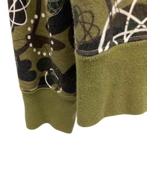 A BATHING APE（アベイシングエイプ）A BATHING APE (アベイシングエイプ) FUTURA (フューチュラ) ジップパーカー グリーン サイズ:SIZE Mの古着・服飾アイテム