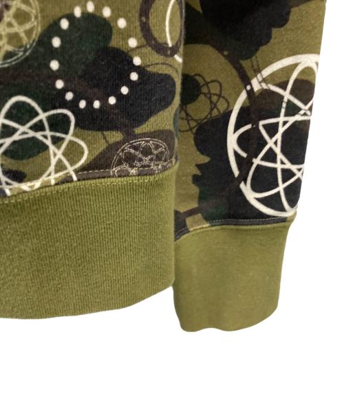 A BATHING APE（アベイシングエイプ）A BATHING APE (アベイシングエイプ) FUTURA (フューチュラ) ジップパーカー グリーン サイズ:SIZE Mの古着・服飾アイテム