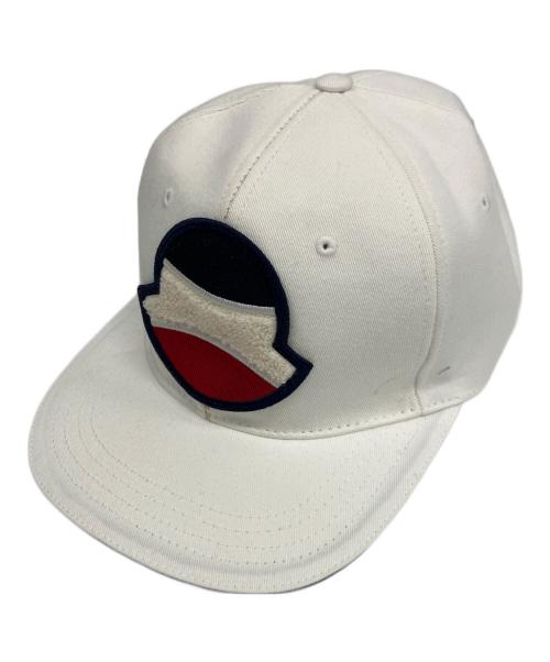 MONCLER（モンクレール）MONCLER (モンクレール) キャップ ホワイトの古着・服飾アイテム