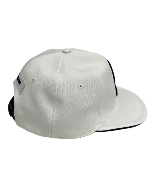 MONCLER（モンクレール）MONCLER (モンクレール) キャップ ホワイトの古着・服飾アイテム