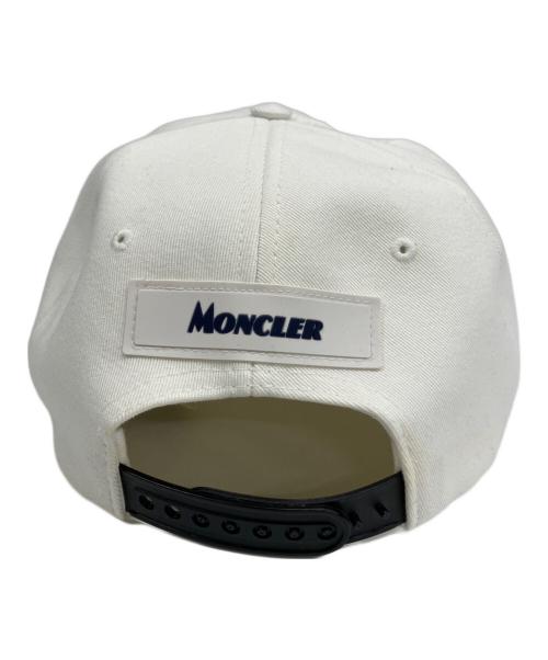 MONCLER（モンクレール）MONCLER (モンクレール) キャップ ホワイトの古着・服飾アイテム