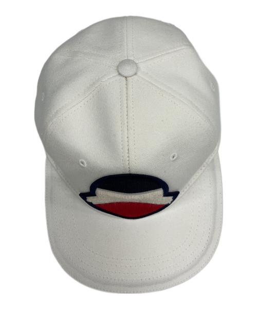 MONCLER（モンクレール）MONCLER (モンクレール) キャップ ホワイトの古着・服飾アイテム
