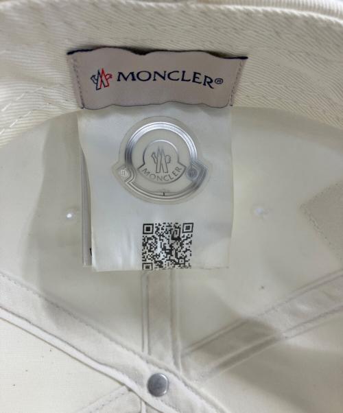MONCLER（モンクレール）MONCLER (モンクレール) キャップ ホワイトの古着・服飾アイテム