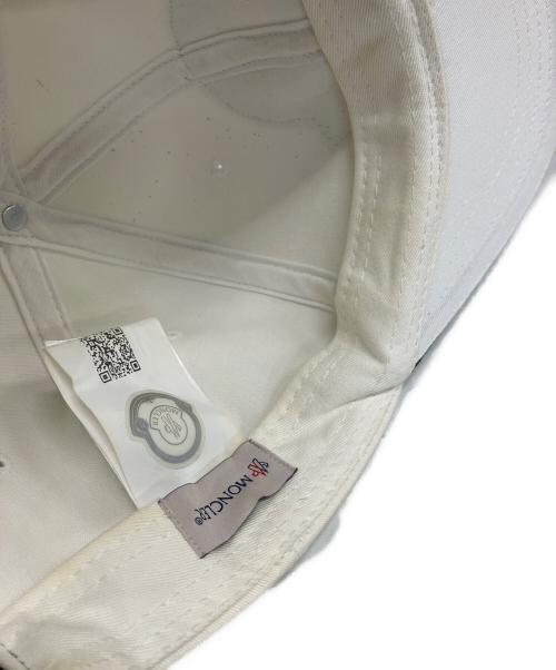 MONCLER（モンクレール）MONCLER (モンクレール) キャップ ホワイトの古着・服飾アイテム