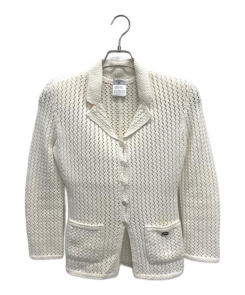 CHANEL（シャネル）CHANEL (シャネル) テーラードジャケット アイボリー サイズ:38の古着・服飾アイテム