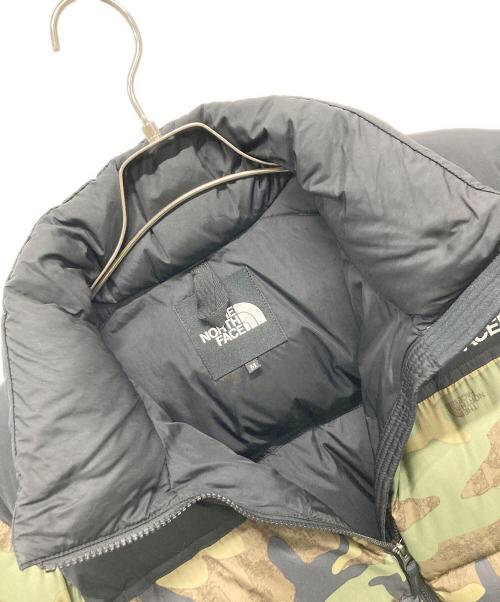 THE NORTH FACE（ザ ノース フェイス）THE NORTH FACE (ザ ノース フェイス) ダウンジャケット ブラック×グリーン サイズ:SIZE Mの古着・服飾アイテム