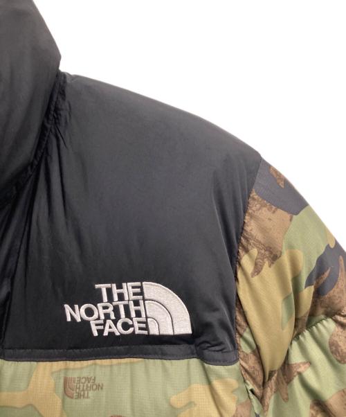 THE NORTH FACE（ザ ノース フェイス）THE NORTH FACE (ザ ノース フェイス) ダウンジャケット ブラック×グリーン サイズ:SIZE Mの古着・服飾アイテム