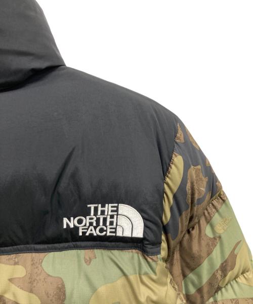 THE NORTH FACE（ザ ノース フェイス）THE NORTH FACE (ザ ノース フェイス) ダウンジャケット ブラック×グリーン サイズ:SIZE Mの古着・服飾アイテム