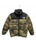 THE NORTH FACE（ザ ノース フェイス）の古着「ダウンジャケット」｜ブラック×グリーン
