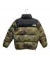 THE NORTH FACE (ザ ノース フェイス) ダウンジャケット ブラック×グリーン サイズ:SIZE M：22000円