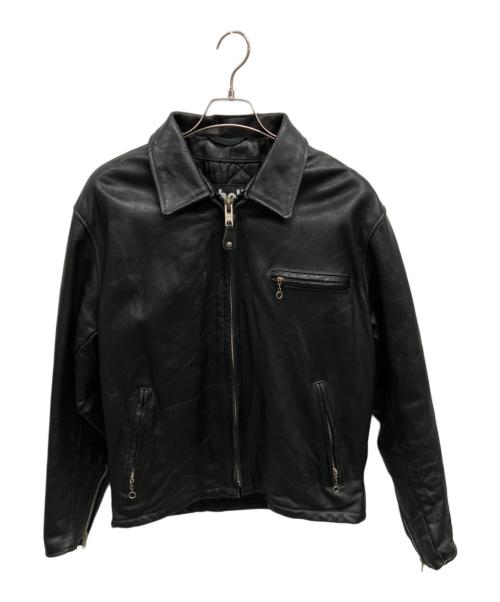 Schott（ショット）Schott (ショット) ライダースジャケット ブラック サイズ:42の古着・服飾アイテム