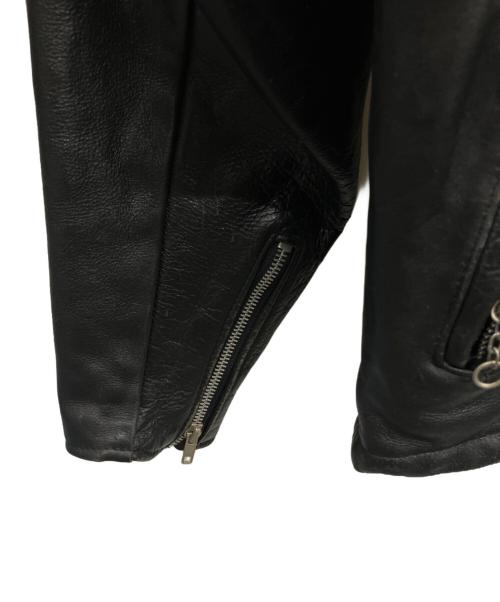 Schott（ショット）Schott (ショット) ライダースジャケット ブラック サイズ:42の古着・服飾アイテム