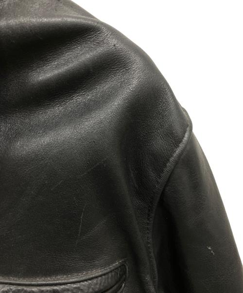 Schott（ショット）Schott (ショット) ライダースジャケット ブラック サイズ:42の古着・服飾アイテム