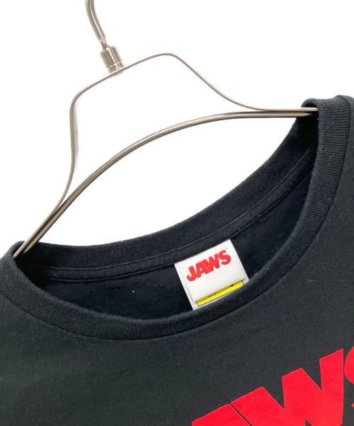 JAWS（ジョーズ）JAWS (ジョーズ) A BATHING APE (アベイシングエイプ) 半袖カットソー ブラック サイズ:Sの古着・服飾アイテム