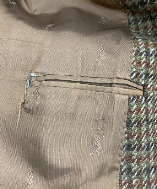 Yves Saint Laurent（イヴサンローラン）Yves Saint Laurent (イヴサンローラン) テーラードジャケット ブラウン サイズ:SIZE 54の古着・服飾アイテム