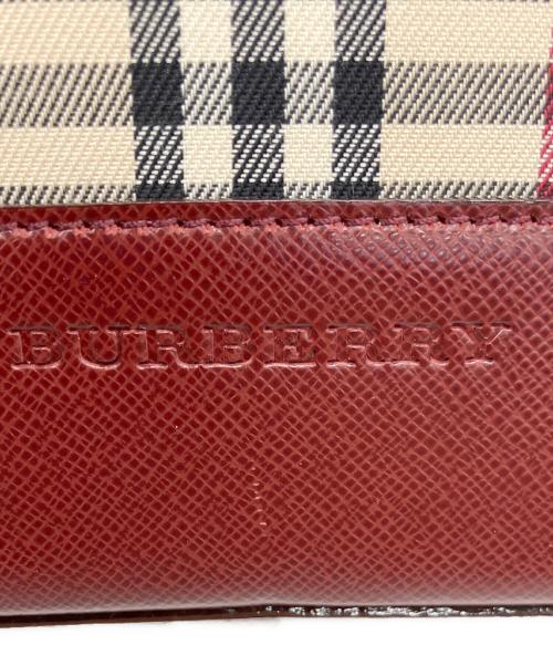 BURBERRY（バーバリー）BURBERRY (バーバリー) トートバッグ ベージュ・ボルドーの古着・服飾アイテム