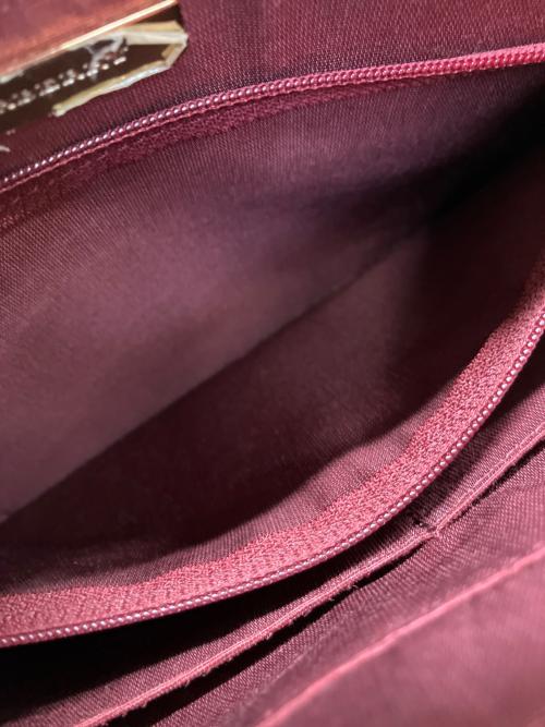BURBERRY（バーバリー）BURBERRY (バーバリー) トートバッグ ベージュ・ボルドーの古着・服飾アイテム