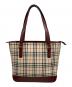 BURBERRY（バーバリー）の古着「トートバッグ」｜ベージュ・ボルドー