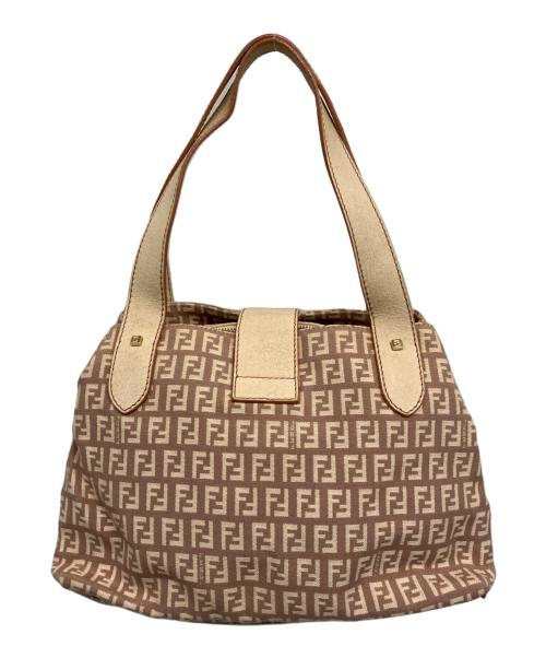 FENDI（フェンディ）FENDI (フェンディ) ショルダーバッグ ベージュ・ブラウンの古着・服飾アイテム