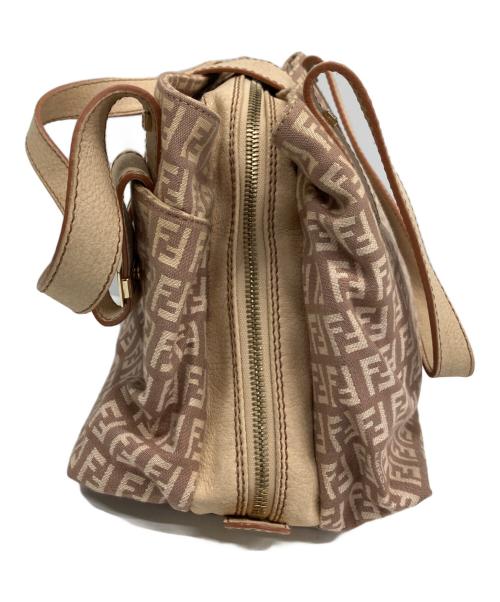 FENDI（フェンディ）FENDI (フェンディ) ショルダーバッグ ベージュ・ブラウンの古着・服飾アイテム