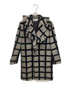 ROBE DE CHAMBRE COMME DES GARCONSローブドシャンブル コムデギャルソン）の古着「フリルコート」｜グレー×ブラック