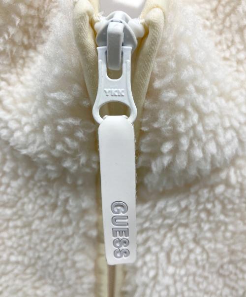 GUESS（ゲス）GUESS (ゲス) ボアジャケット ホワイト サイズ:SIZE Sの古着・服飾アイテム