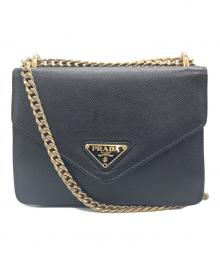 PRADA（プラダ）の古着「ショルダーバッグ」｜ブラック