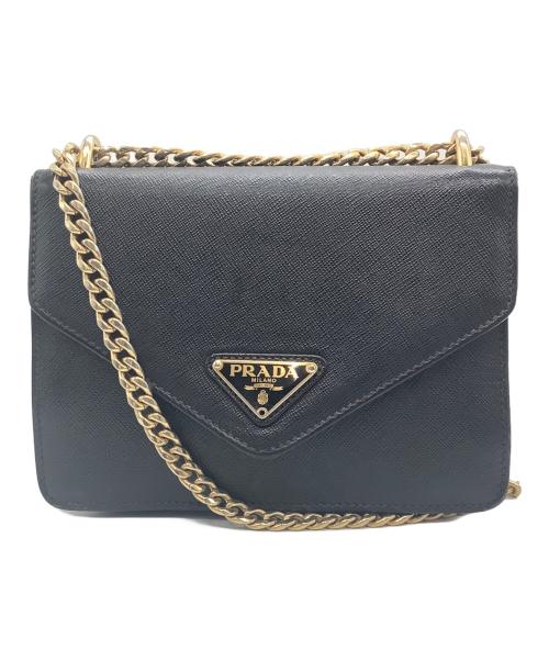 PRADA（プラダ）PRADA (プラダ) ショルダーバッグ ブラックの古着・服飾アイテム