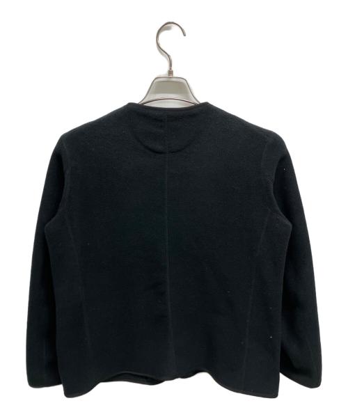 DANTON（ダントン）DANTON (ダントン) ノーカラーフリースジャケット ブラック サイズ:34の古着・服飾アイテム