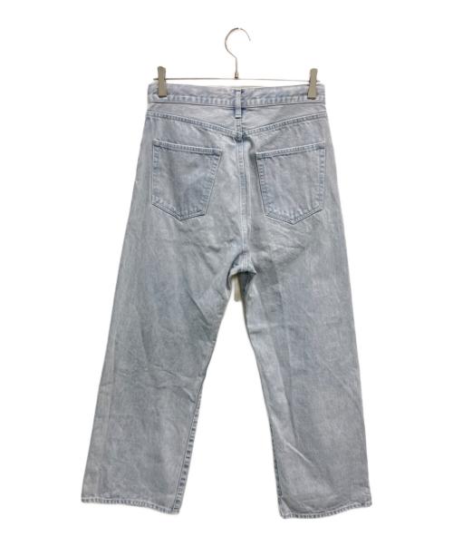 Whim Gazette（ウィムガゼット）Whim Gazette (ウィムガゼット) ドロストデニムパンツ インディゴ サイズ:36の古着・服飾アイテム