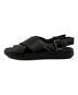 PRADA (プラダ) レザーサンダル ブラック サイズ:SIZE 8：30000円
