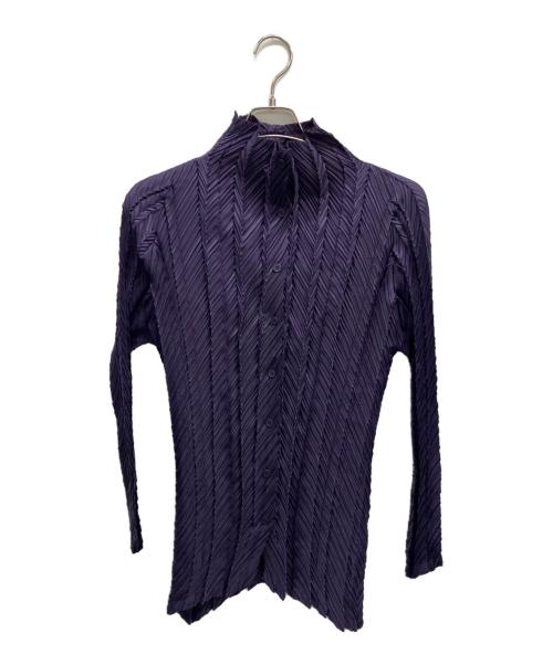 ISSEY MIYAKE（イッセイミヤケ）ISSEY MIYAKE (イッセイミヤケ) 長袖シャツ パープル サイズ:2の古着・服飾アイテム