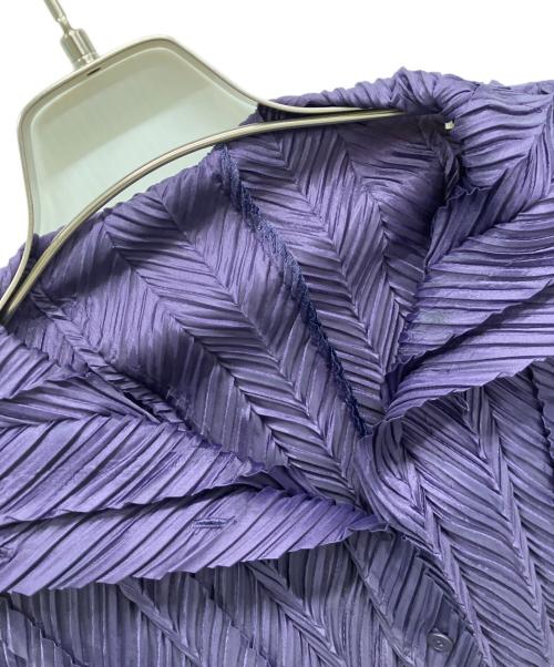 ISSEY MIYAKE（イッセイミヤケ）ISSEY MIYAKE (イッセイミヤケ) 長袖シャツ パープル サイズ:2の古着・服飾アイテム
