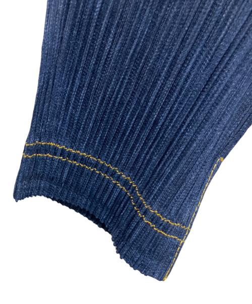 PLEATS PLEASE（プリーツプリーズ）PLEATS PLEASE (プリーツプリーズ) テーラードジャケット ネイビー サイズ:	SIZE 2の古着・服飾アイテム