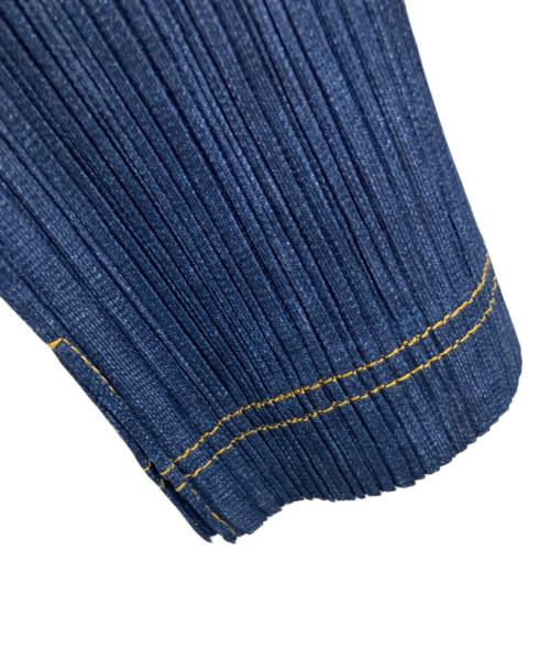 PLEATS PLEASE（プリーツプリーズ）PLEATS PLEASE (プリーツプリーズ) テーラードジャケット ネイビー サイズ:	SIZE 2の古着・服飾アイテム