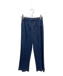 PLEATS PLEASE（プリーツプリーズ）の古着「パンツ」｜ネイビー