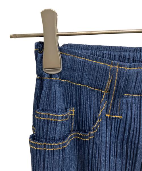 PLEATS PLEASE（プリーツプリーズ）PLEATS PLEASE (プリーツプリーズ) パンツ ネイビーの古着・服飾アイテム