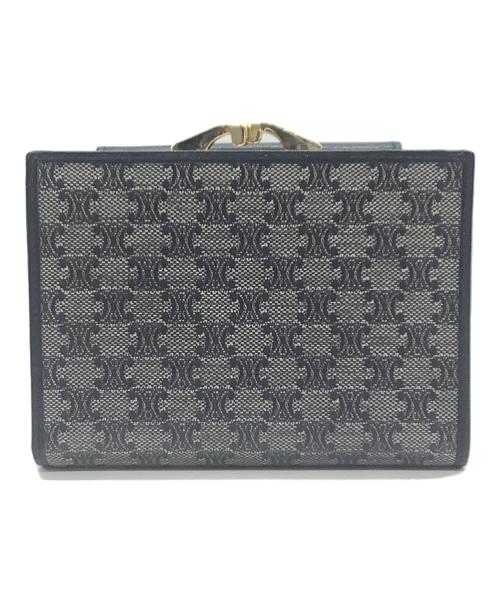 CELINE（セリーヌ）CELINE (セリーヌ) 2つ折り財布 ブラックの古着・服飾アイテム
