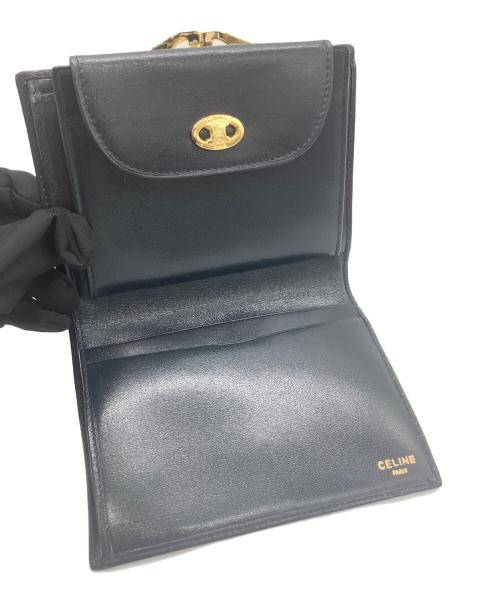 CELINE（セリーヌ）CELINE (セリーヌ) 2つ折り財布 ブラックの古着・服飾アイテム