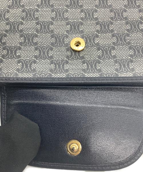 CELINE（セリーヌ）CELINE (セリーヌ) 2つ折り財布 ブラックの古着・服飾アイテム